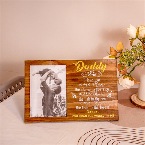 1PC Father of  Gift Picture Frame Gift to Dad